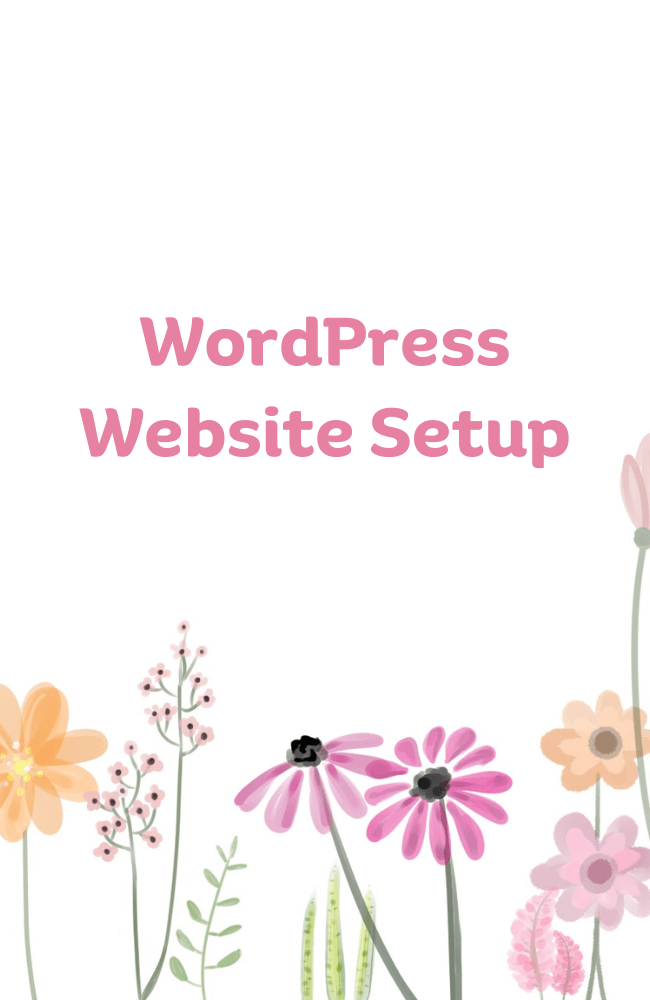 WordPress setup